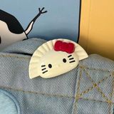  Kẹp Tóc Bánh Bao Hello Kitty 