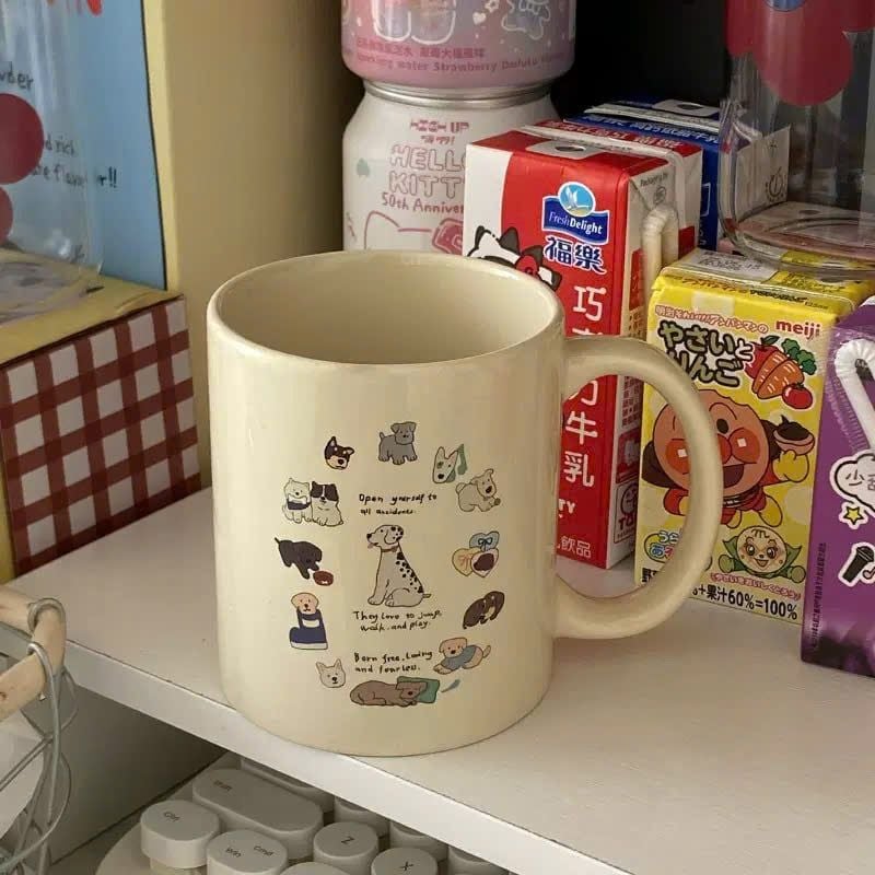 Cốc Gốm Cún Con 