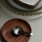  Thìa Vỏ Sò Ánh Bạc 