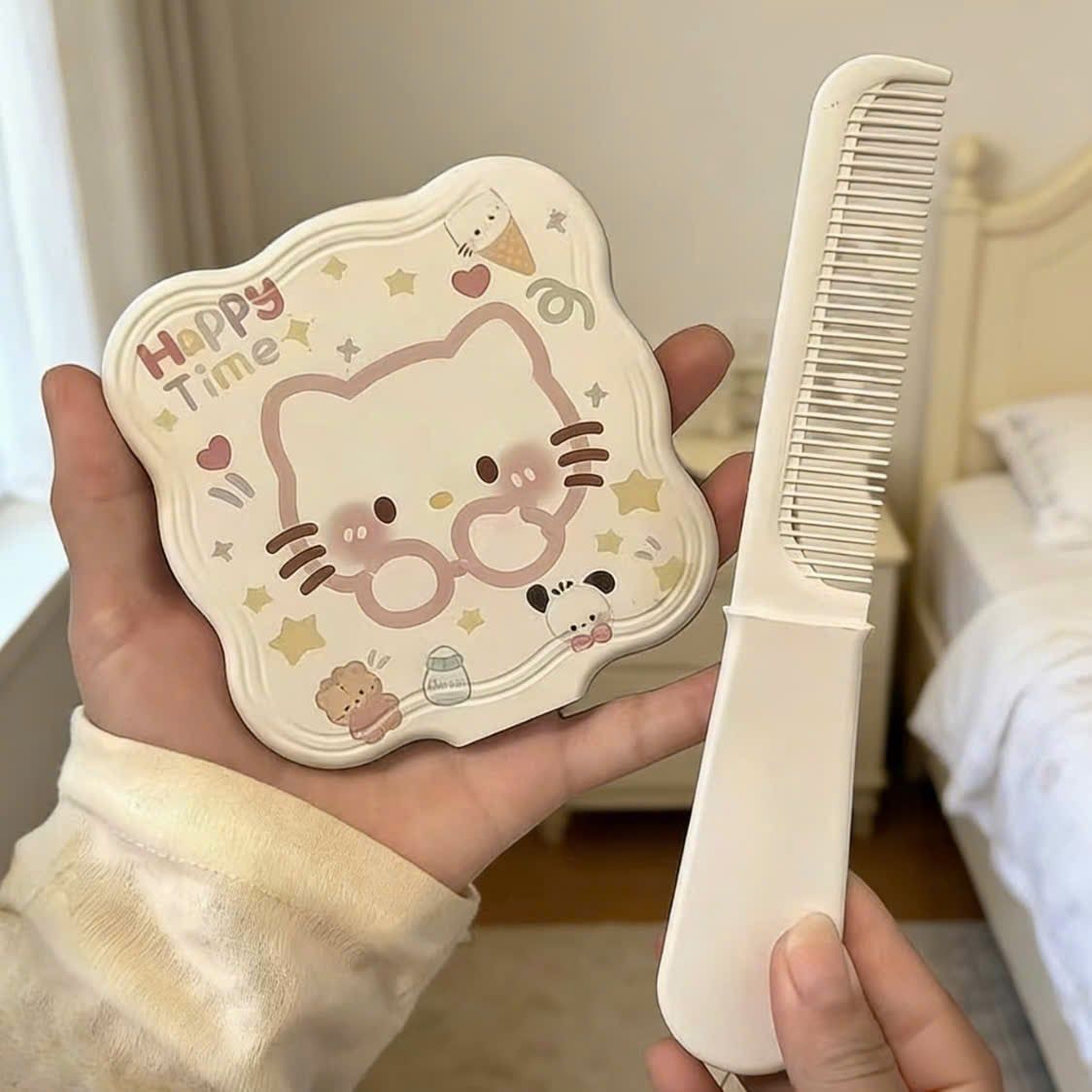  Gương Lược Kitty Happy Time 