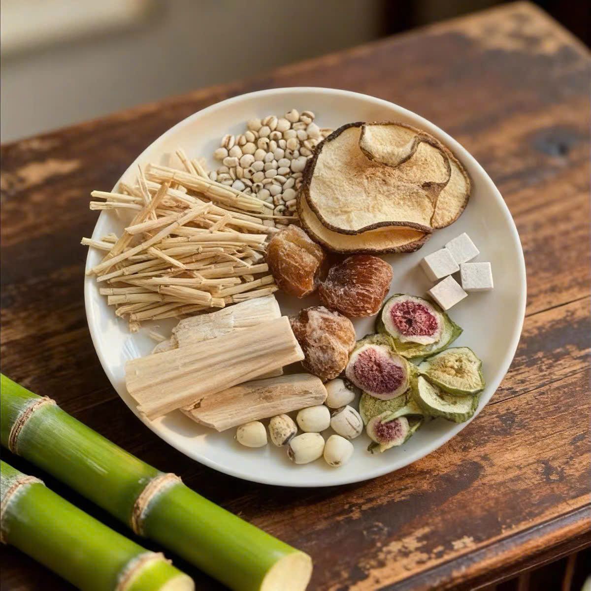  [ORDER] Trà Thanh Nhiệt Mía Lau Củ Cỏ 