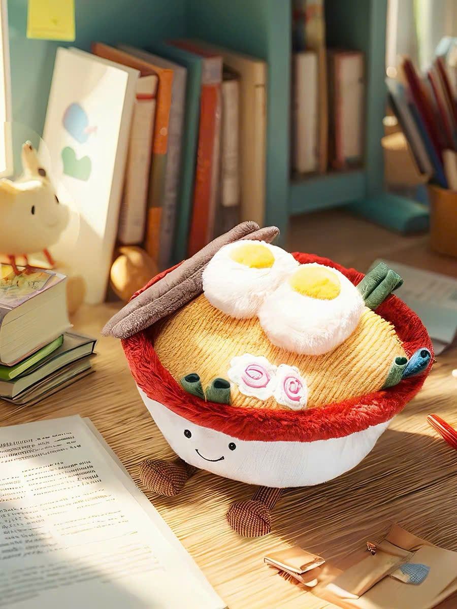  Bát Mì Ramen Nhồi Bông 