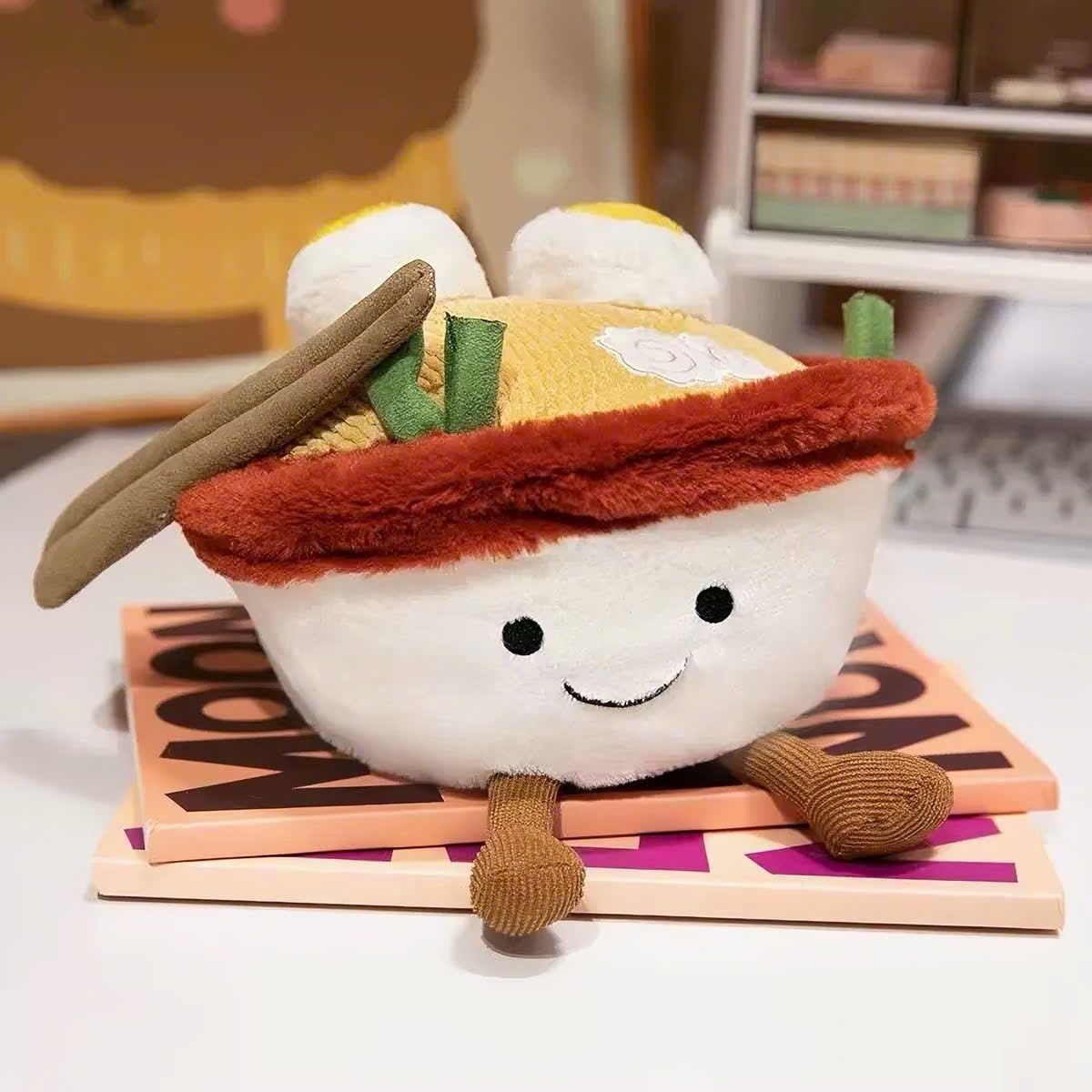  Bát Mì Ramen Nhồi Bông 