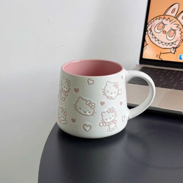  Cốc Gốm Pinky Kitty 