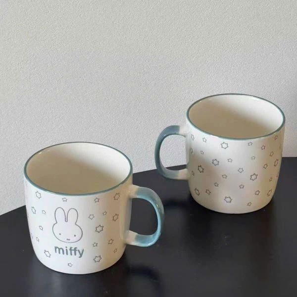  Cốc Sứ Thỏ Miffy Sao Xanh 