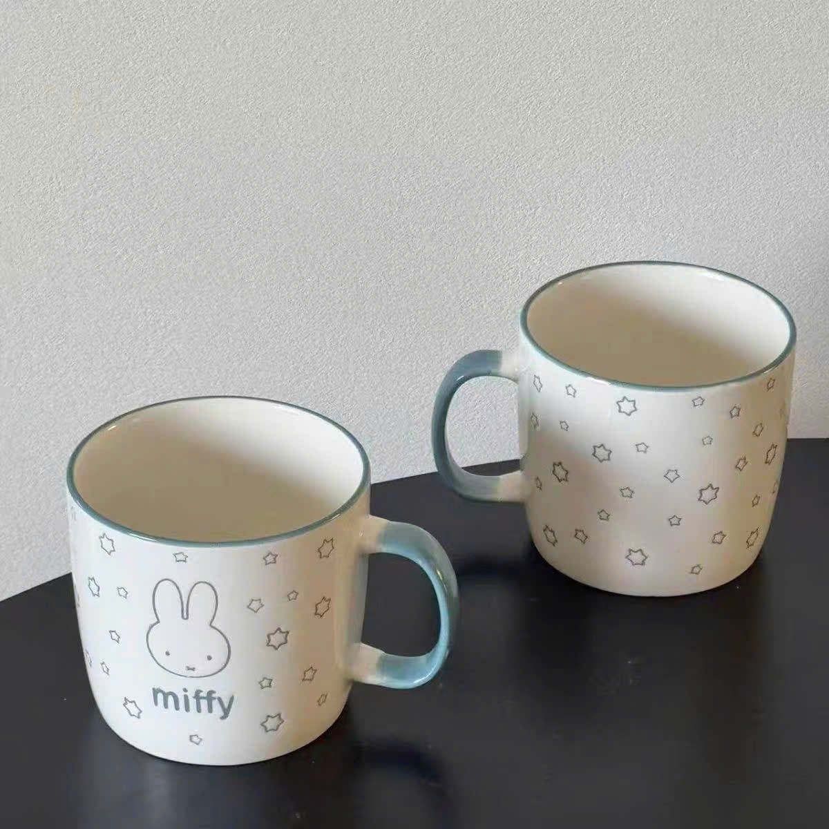  Cốc Sứ Thỏ Miffy Sao Xanh 