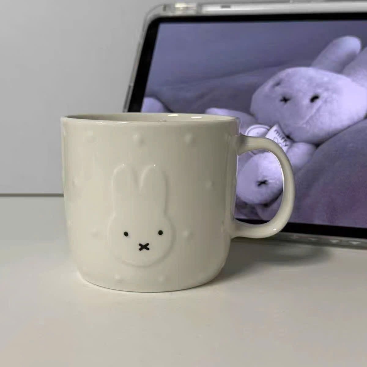  Cốc Sứ Thỏ Miffy In Nổi 