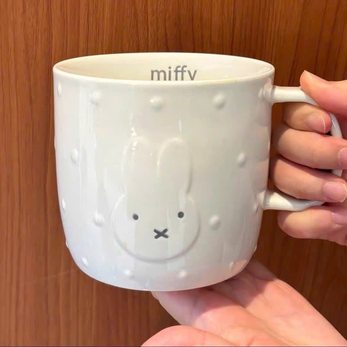  Cốc Sứ Thỏ Miffy In Nổi 
