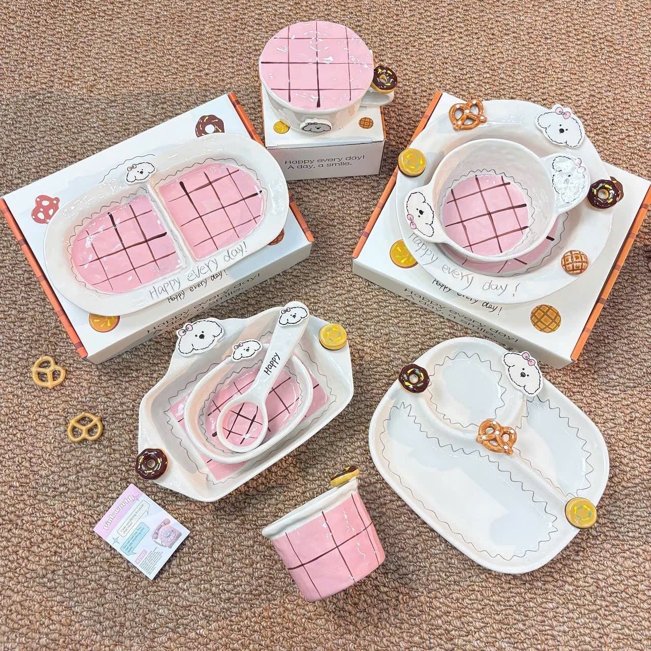  Bộ Đồ Ăn Happy Bear Bakery 
