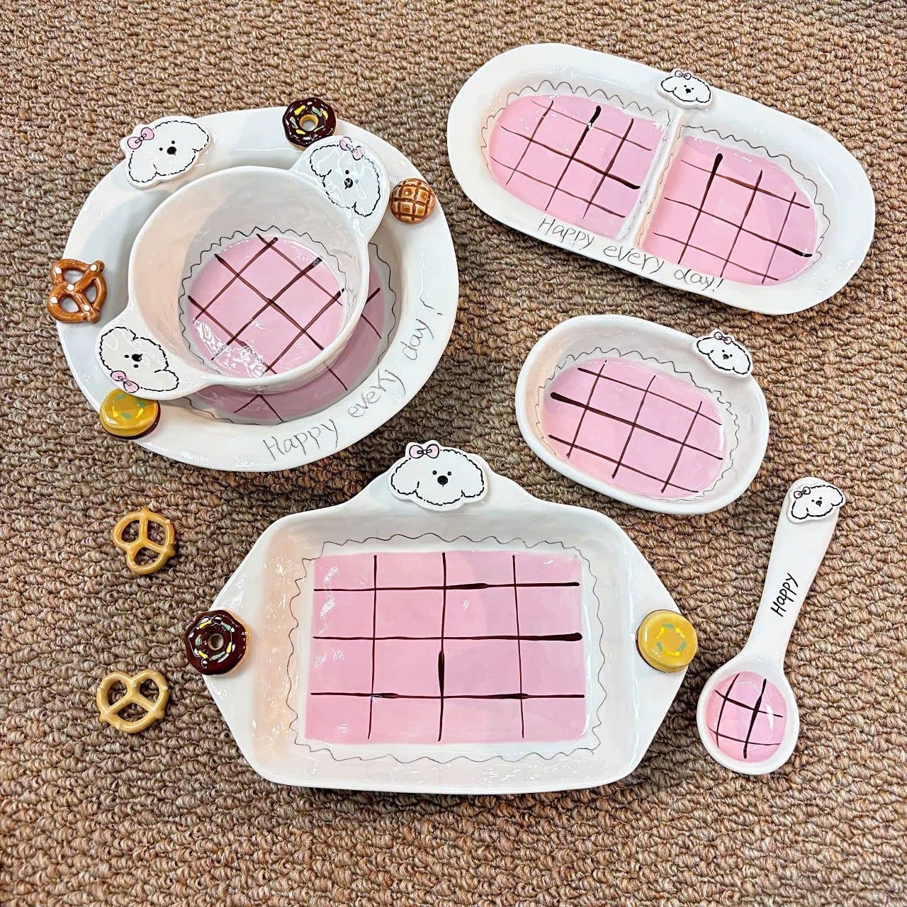  Bộ Đồ Ăn Happy Bear Bakery 