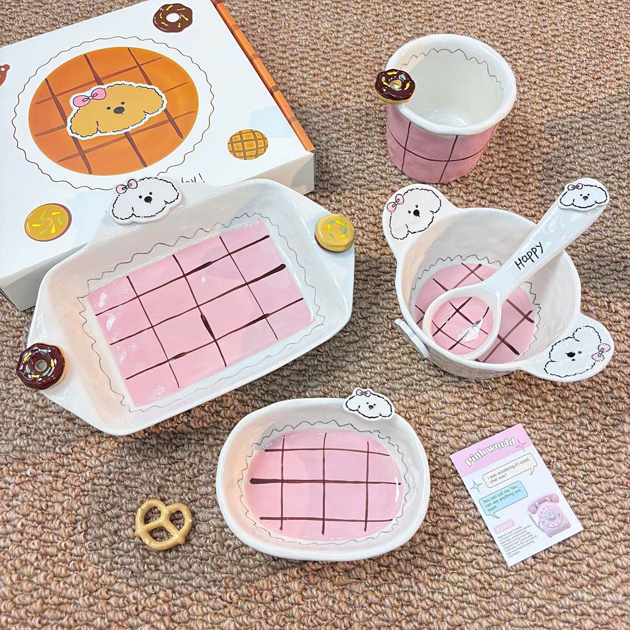  Bộ Đồ Ăn Happy Bear Bakery 