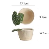  Cốc Gốm Tropical Leaf 