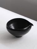  Bát Chawan Gốm Đen Wabi-sabi 