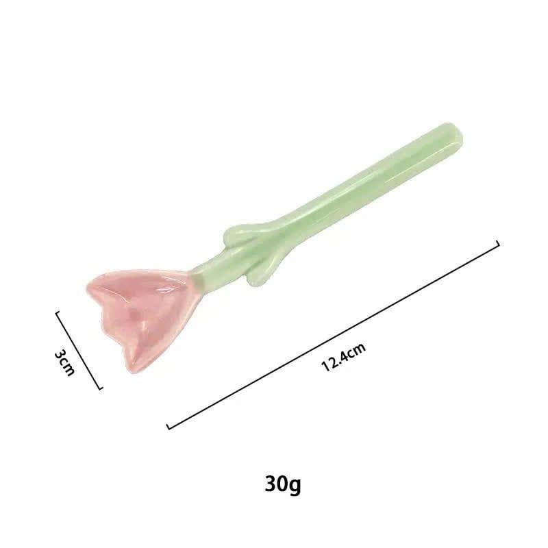  Thìa Gốm Hoa Tulip 