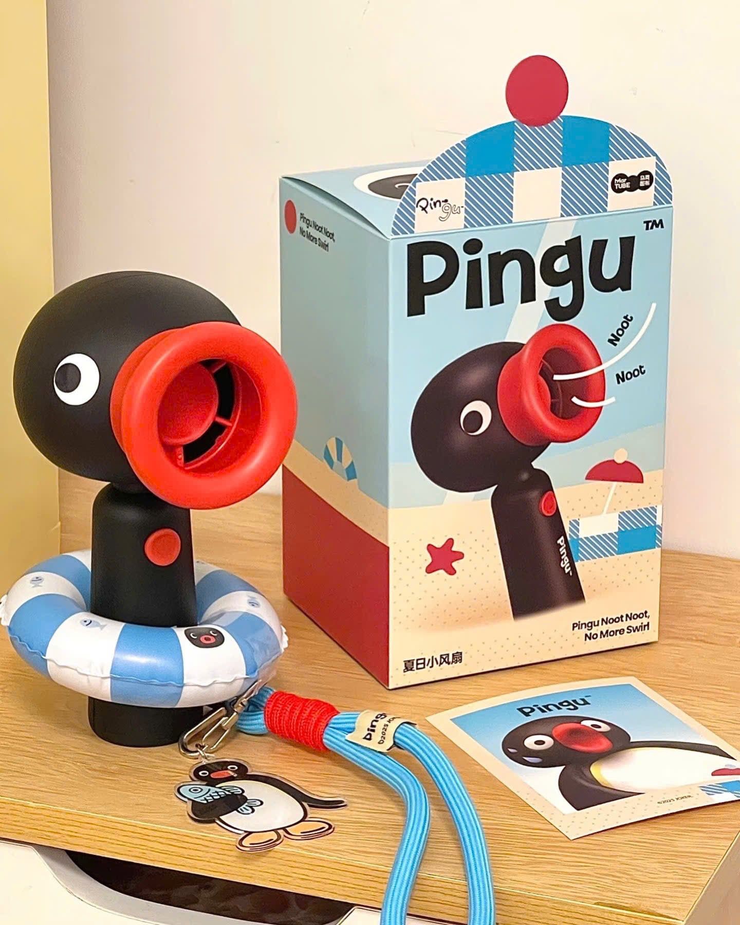  [ORDER] Quạt Cầm Tay Pingu 