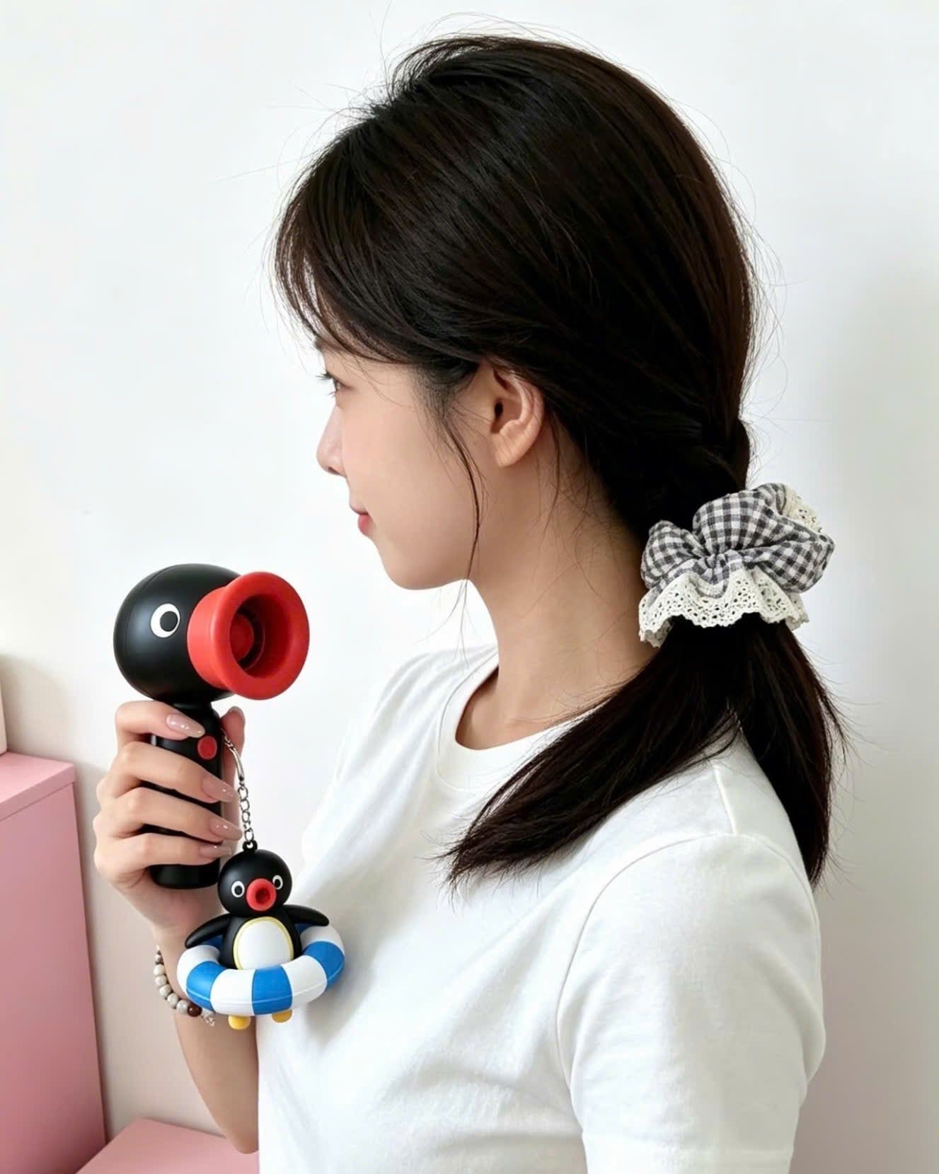  [ORDER] Quạt Cầm Tay Pingu 