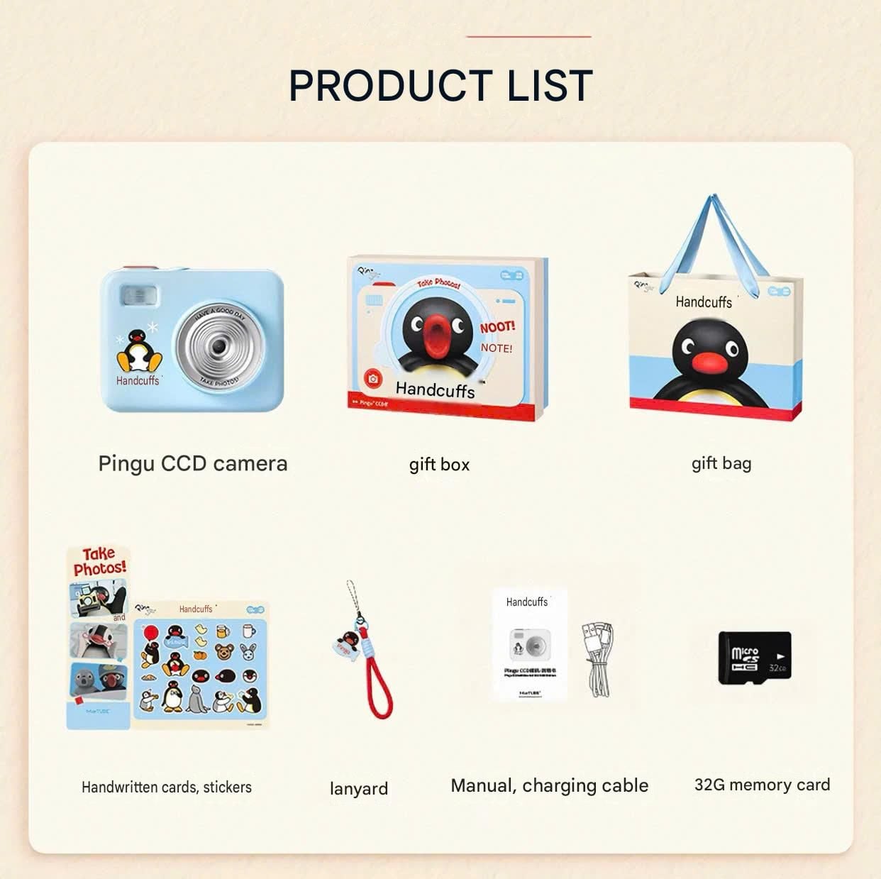  [ORDER] Máy Ảnh CCD Pingu 