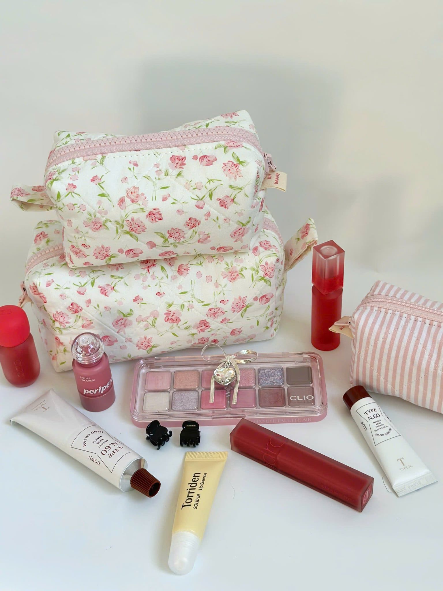  Pouch Makeup, Túi Móc Khoá Đựng Mỹ Phẩm 