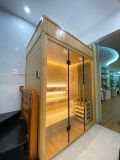 Phòng xông hơi khô Gỗ Hemlock Mẫu 03