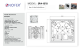 Bồn Tắm Jacuzzi Nofer SPA-I510