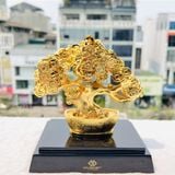 Cây Kim Ngân mạ vàng 24K