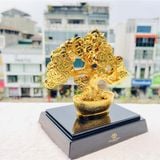 Cây Kim Ngân mạ vàng 24K