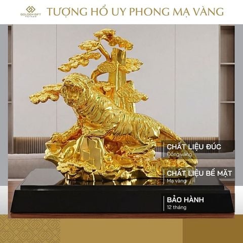 Tượng Hổ vàng Uy phong