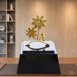 Hoa Hồi Mạ Vàng 24K