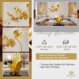 Chậu Lan Hồ Điệp mạ vàng