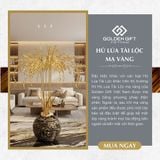 Hũ Lúa Tài Lộc Mạ Vàng