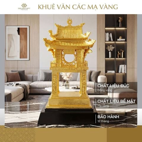 Khuê Văn Các mạ vàng 24K