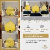Lá Bồ Đề Mạ vàng 24K