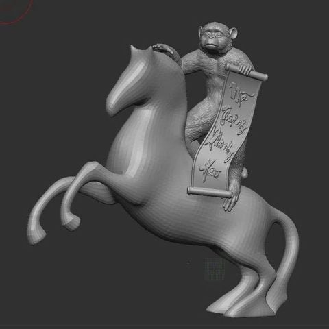 Mã Thượng Phong Hầu mạ vàng (sản phẩm đang thiết kế)