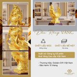Đầu Rồng Thăng Long mạ vàng