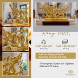 Tượng Rồng thời Lý mạ vàng