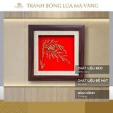 Tranh Bông Lúa mạ vàng