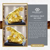 Tượng Hổ vàng phong thủy