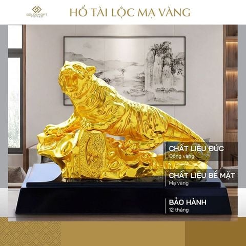 Tượng Hổ Vàng Tài Lộc