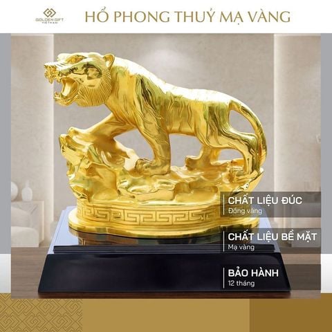 Tượng Hổ vàng phong thủy