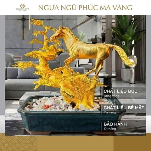 Ngựa Vàng Ngũ Phúc