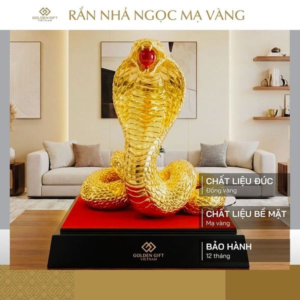 Rắn vàng Nhả ngọc – Golden Gift Việt Nam