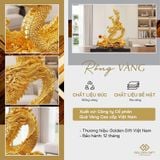 Tượng Rồng Vàng Kim Long Bảo Khang