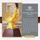 Đầu Rồng Thăng Long mạ vàng