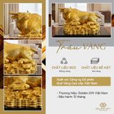 Tượng Trâu vàng Tài Lộc