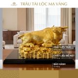Tượng Trâu vàng Tài Lộc