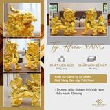 Tượng Tỳ Hưu mạ vàng 24K