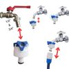 Cút nối nhanh đầu nguồn nước 1 vít Takagi QG1043FJ