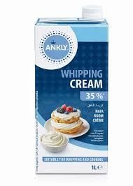 Kem Tươi Ankly UHT Whipping Cream 35% 1L