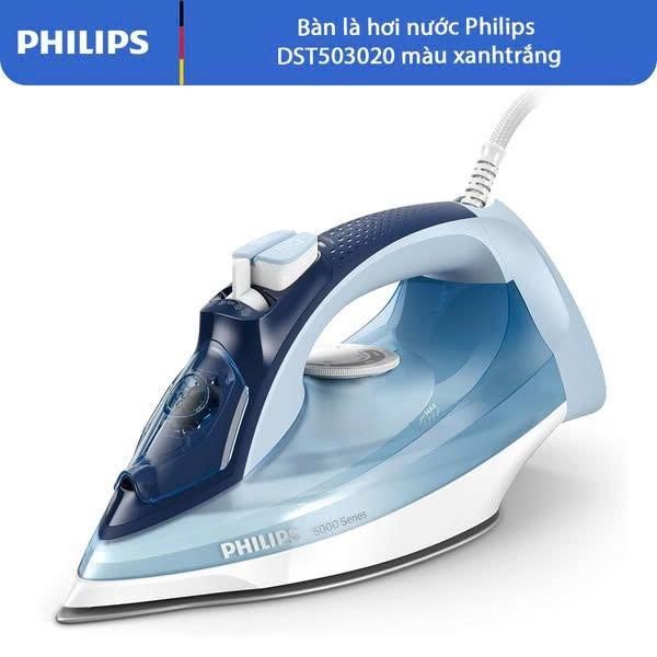 Bàn Là Hơi Nước Philips DST5030/20 Xanh/Trắng Chính Hãng