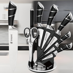 Bộ Dao Nhà Bếp Kitchen King KK010 (9 Món) Cao Cấp, Đa Năng